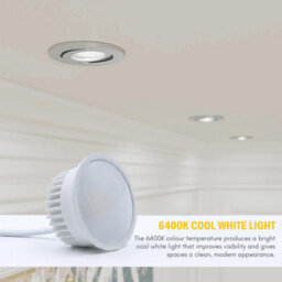 Led Spot Lights Ceiling Cool White 6400K Recessed Downlight 7W 720Lm 230V Bulb Lights 5 Pack - thumbnail 4