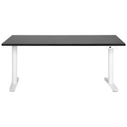 Beliani Electric Adjustable Standing Desk Destinas Black/ White 160 Cm 72 Cm - thumbnail 5