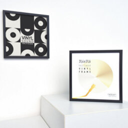 Nielsen 12In Vinyl Record Album Display Frame, Wood, Black, 34X34Cm - thumbnail 2