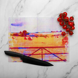 Benjamin Tate Design Hay Bale Vibe Glass Chopping Boarddesigner Style - thumbnail 3