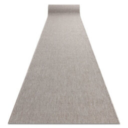RugsX Runner Sisal Floorlux Design 20433 Silver Plain 80 Cm  80X100 Cm - thumbnail 4