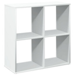 Vidaxl Room Divider Bookcase White 69.5X29X69.5 Cm Engineered Wood - thumbnail 7