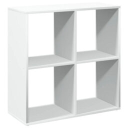 Vidaxl Room Divider Bookcase White 69.5X29X69.5 Cm Engineered Wood - thumbnail 2
