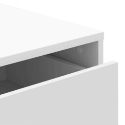 Berkfield Corner Chest Of Drawers White 40X41X58 Cm Engineered Wood - thumbnail 8