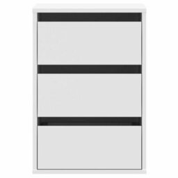 Berkfield Corner Chest Of Drawers White 40X41X58 Cm Engineered Wood - thumbnail 4