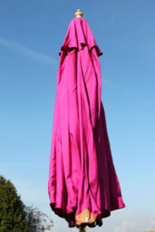 Garden Market Place The Garden Marketplace Premium 3M Hardwood Garden Parasol Umbrella Pink - thumbnail 2