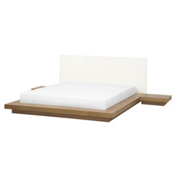 Beliani Bed Zen 160 X 200 Cm (Eu King Size) Natural Ash Wood - thumbnail 4