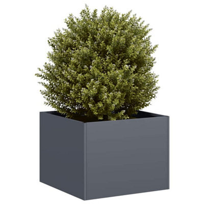 Berkfield Planter Anthracite 40X40X30 Cm Steel - image 1