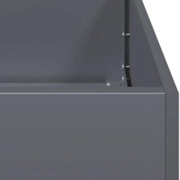 Berkfield Planter Anthracite 40X40X30 Cm Steel - thumbnail 7