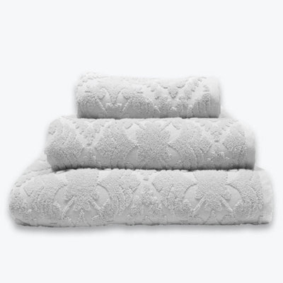 Allure Bath Fashions Country House Jacquard Bath Sheet - Grey - image 1