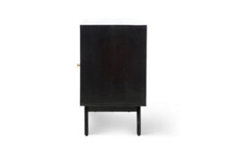 Desser Manhattan Sideboard With Sliding Doors Mango Wood In Black (H75Cm X W150Cm X D45Cm) - thumbnail 5