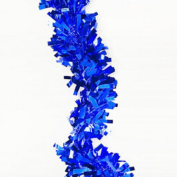 Neel Blue 2M X 9Cm Soft & Bright Christmas Tinsel Garland For Xmas Tree & Home Decorations, Blue
