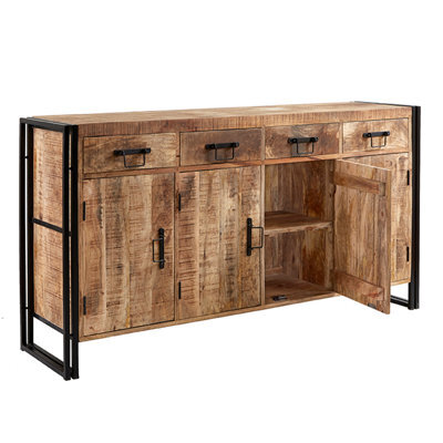 Buttercup Farm Cosmo Extra Large Sideboard - Solid Mango Wood - L43 X W170 X H90 Cm - image 1