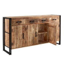 Buttercup Farm Cosmo Extra Large Sideboard - Solid Mango Wood - L43 X W170 X H90 Cm - thumbnail 1