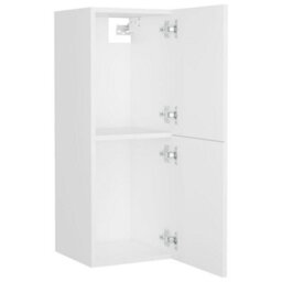 Berkfield Bathroom Furniture Set White Engineered Wood - thumbnail 5