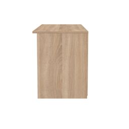 Messina Gloss Bardolino Oak Effect Tv Stand With 2 Shelves & 1 Drawers, (H)49.5Cm X (W)109.1Cm X (D)40Cm - thumbnail 4