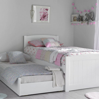Portland White Bed With Liv & Lou Guest Underbed Frame Only - image 1