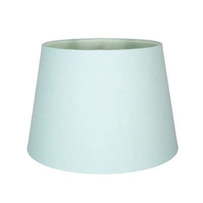 Happy Homewares Traditional 8 Inch Duck Egg Linen Drum Table/pendant Lamp Shade 40W Maximum - image 1