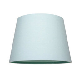 Happy Homewares Traditional 8 Inch Duck Egg Linen Drum Table/pendant Lamp Shade 40W Maximum - thumbnail 3
