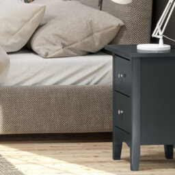 Core Products Como 2 Drawer Petite Blue Bedside Cabinet, H49.0Cm X W38.0Cm X D38.0Cm - thumbnail 8