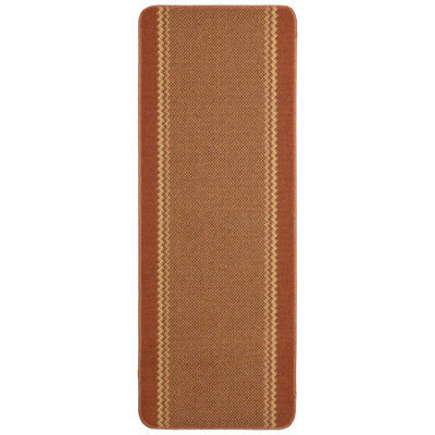 The Rugs Washable Designer Rugs & Mats Lined Bordered Design In Terra   116T - image 1