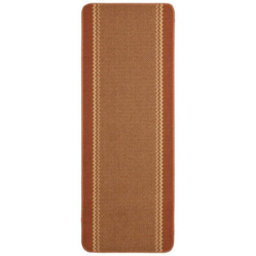 The Rugs Washable Designer Rugs & Mats Lined Bordered Design In Terra   116T - thumbnail 1