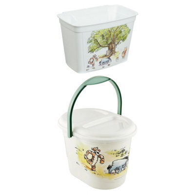 Keeeper Winnie The Pooh Hanging Organizer Box 4 Litre & Nappy Bin With Lid And Handle