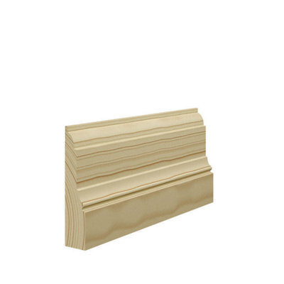 Skirting World Antique 3 Pine Architrave 94mm X 21mm Double Set (2 Legs 2440mm, 1 Head 2440mm), Primed (Pack Of 3)