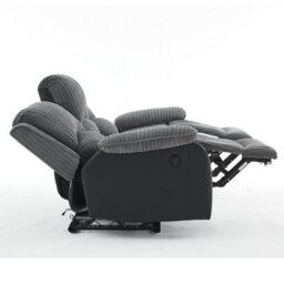 Electric Reclining Sofa, Corduroy Fabric Recliner 3 Seater Sofa -  3 Seater - thumbnail 4