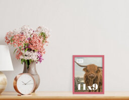 11X9 Pink Picture Frame (27.9 X 22.9Cm) Poster, Photo, Artwork, Gallery Wall Or Print - thumbnail 2
