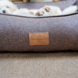 All Pond Solutions Allpetsolutions Willow Premium Luxury Dog Bed - Chocolate Truffle - thumbnail 4