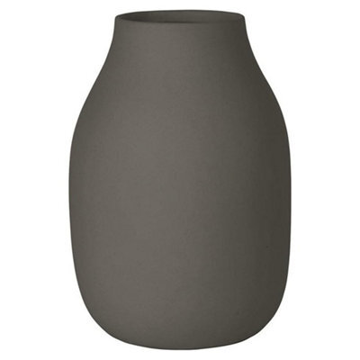 Blomus Colora Ceramic Vase L - Steel Grey - image 1