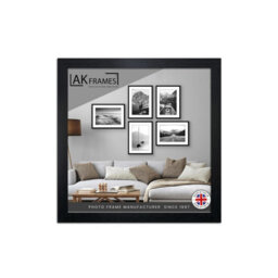 "AK Frames 19X19"" Black Poster Frame - Modern Picture Frame For Wall Art, Prints And Photos - Durable And Stylish Display Frame" - thumbnail 1