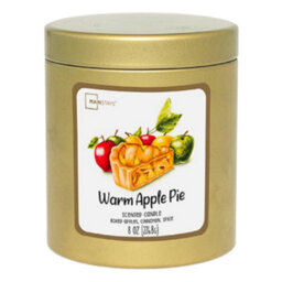 Mainstays Warm Apple Pie Gold Scented Candle 226G Glass Jar