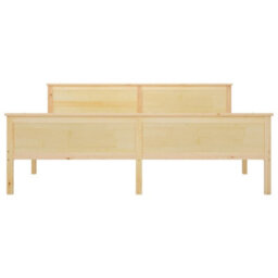 Berkfield Bed Frame Solid Wood Pine 180X200 Cm - thumbnail 4
