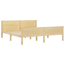 Berkfield Bed Frame Solid Wood Pine 180X200 Cm - thumbnail 3
