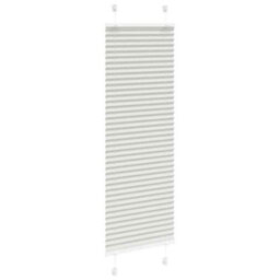 Berkfield Modern Pleated Blind Light Grey 50X150 Cm Fabric Width 49.4 Cm Polyester - thumbnail 3