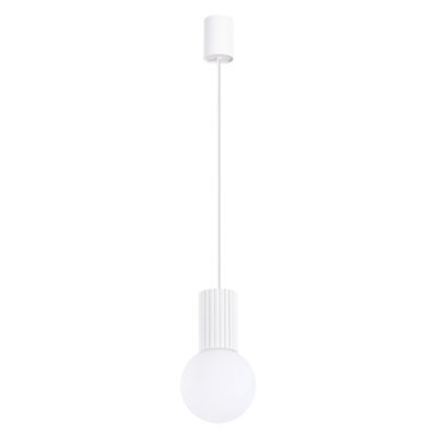Luminosa Lighting Luminosa Halo Slim Pendant Ceiling Light White 1X G9 - image 1