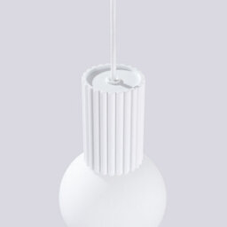 Luminosa Lighting Luminosa Halo Slim Pendant Ceiling Light White 1X G9 - thumbnail 6