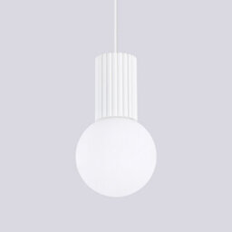 Luminosa Lighting Luminosa Halo Slim Pendant Ceiling Light White 1X G9 - thumbnail 4