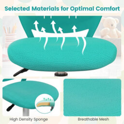 Gainoom Kids Green Desk Chair Ergonomic Adjustable Children Study Chair - thumbnail 6