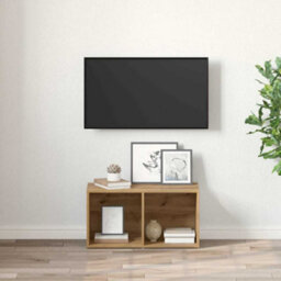 Berkfield Modern Tv Cabinet Artisan Oak Engineered Wood - thumbnail 4