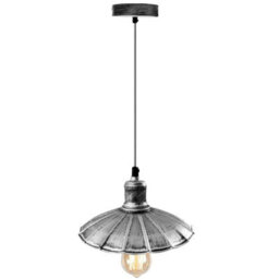 Ledsone Vintage Industrial Single Hanging Metal Ceiling Light E27 Base For Kitchen Living Room Dining Hallway Office Cafe - thumbnail 2