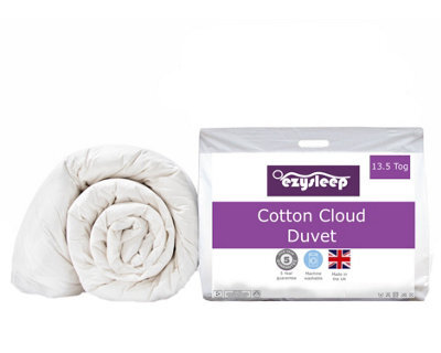 Groundlevel 13.5 Tog Feels Like Down Cotton Cloud Duvet - image 1