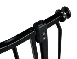 Bettacare Curved Top Dog Gate, 134Cm - 143Cm, Matt Black, Pressure Fit Pet Gate For Dog And Puppy, Pet And Dog Barrier - thumbnail 8