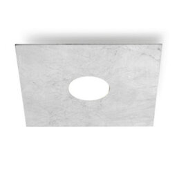 Luminosa Lighting Luminosa Square Lifestyle Metal Surface Mounted Ceiling Light - Leaf Silver Finish, 1X Gx53 - thumbnail 5