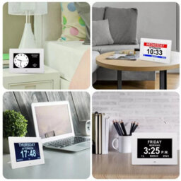 Radio Controlled Large Lcd Wall Clock For Dementia & Alzheimer Sufferers - thumbnail 4
