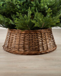 Werchristmas 70 Cm Brown Wicker Rattan Christmas Tree Collar - thumbnail 2