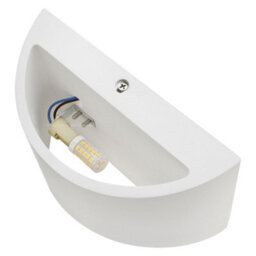 Long Life Lamps Company Modern Up Down Gypsum Ceramic Wall Light M0215 With G9 Led 5W Ww - thumbnail 5