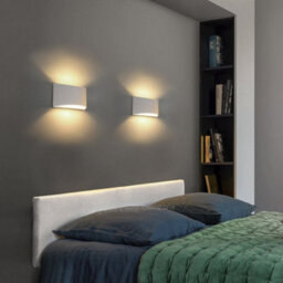 Long Life Lamps Company Modern Up Down Gypsum Ceramic Wall Light M0215 With G9 Led 5W Ww - thumbnail 9